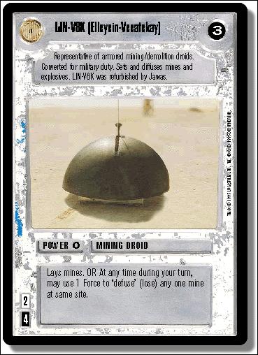 Star Wars: Premiere Limited (Base Set) card 177 LIN-V8K [Elleyein-Veeatekay]