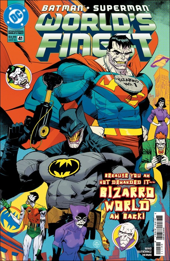 Batman/Superman: World's Finest issue 41 Dan Mora Cover