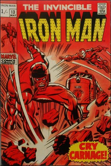 Iron Man (1968) issue 13-B UK Price Cover