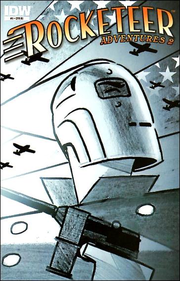 Rocketeer Adventures (2012) issue 1-C Darwyn Cooke 1:10 Black and White Cover