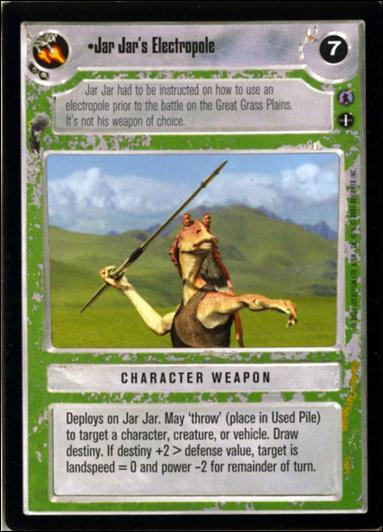 Star Wars: Reflections III (Base Set) card 196 Jar Jar's Electropole