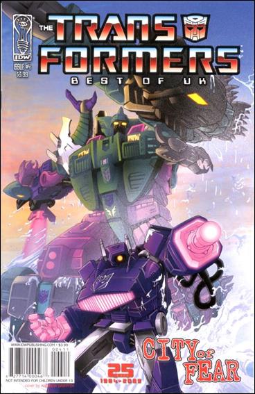 Transformers: Best of UK: CIty of Fear issue 4 Andrew Griffith Cover