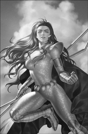 Red Sonja: The Superpowers issue 5-K Jung-Geun Yoon 1:7 Black & White Virgin Cover