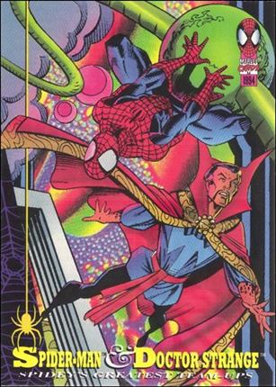 Amazing Spider-Man (Base Set) card 91 Spider-Man & Doctor Strange
