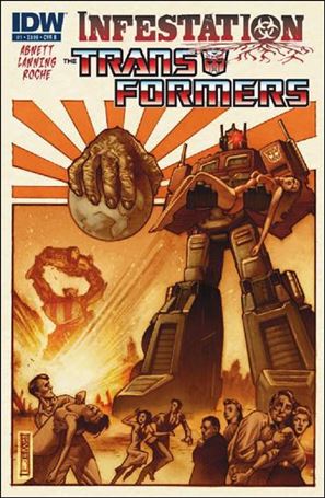 Transformers: Infestation issue 1-B John K. Snyder III Cover