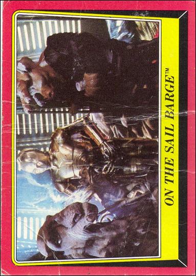 Star Wars: Return of the Jedi: Series 1 (Base Set) card 40 On the Sail Barge