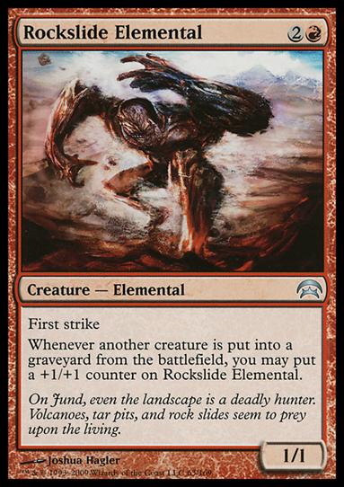 Magic the Gathering: Planechase (Base Set) card 63 Rockslide Elemental