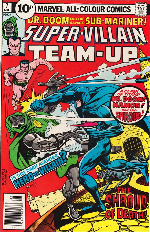 Super-Villain Team-Up issue 7-B UK Price Cover