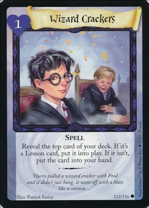 Harry Potter (Base Set) card 112 Wizard Crackers