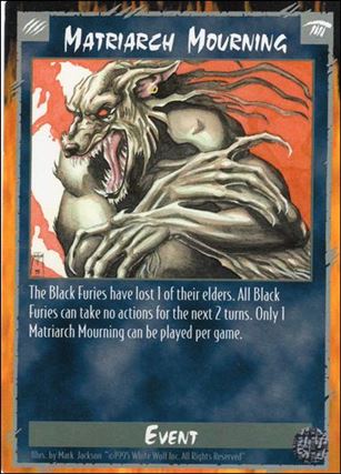 Rage Limited (Base Set) card 166 Matriarch Mourning 