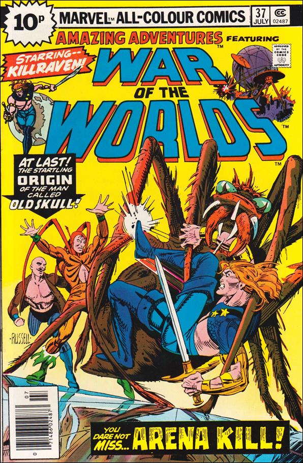 Amazing Adventures (1970) issue 37-C UK Price Cover