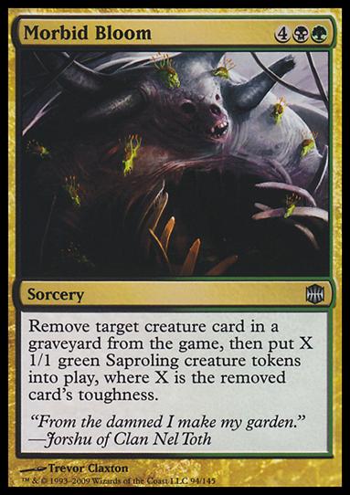 Magic The Gathering: Alara Reborn (Base Set) card 94 Morbid Bloom