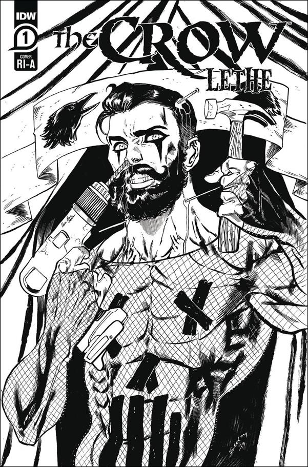 Crow: Lethe issue 1-C Tim Seeley 1:10 Black & White Cover