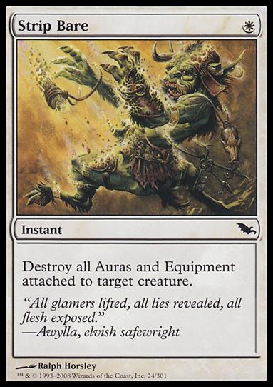 Magic the Gathering: Shadowmoor (Base Set) card 24 Strip Bare