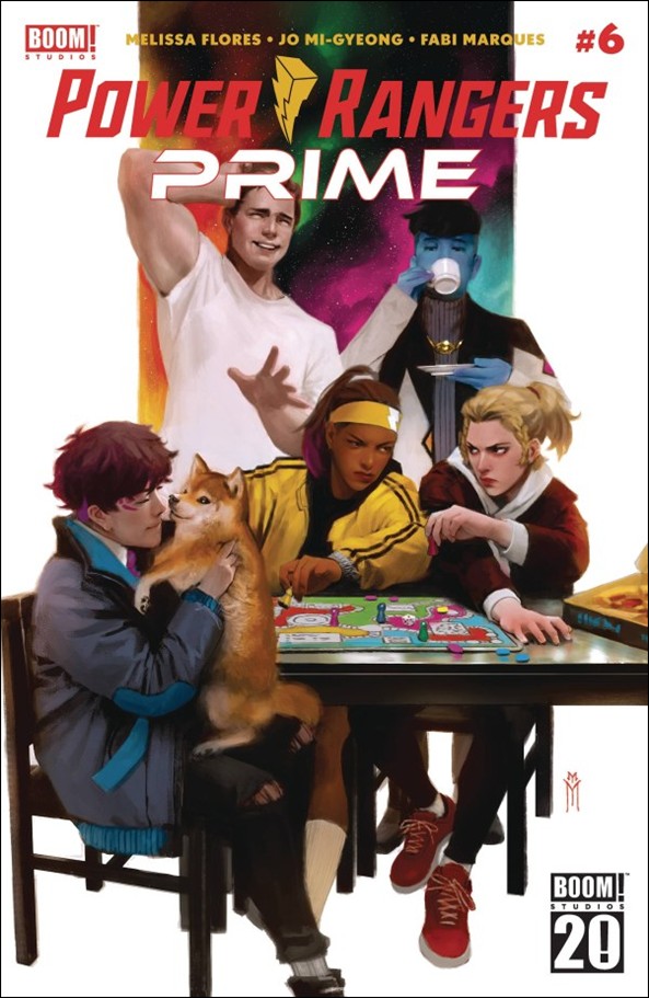 Power Rangers Prime issue 6-C Miguel Mercado BOOM! 20th Ann. Cover