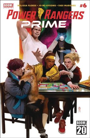 Power Rangers Prime issue 6-C Miguel Mercado BOOM! 20th Ann. Cover