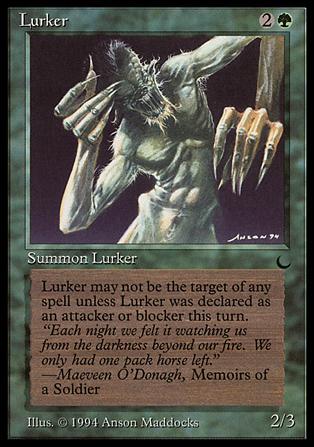 Magic the Gathering: The Dark (Base Set) card 80 Lurker