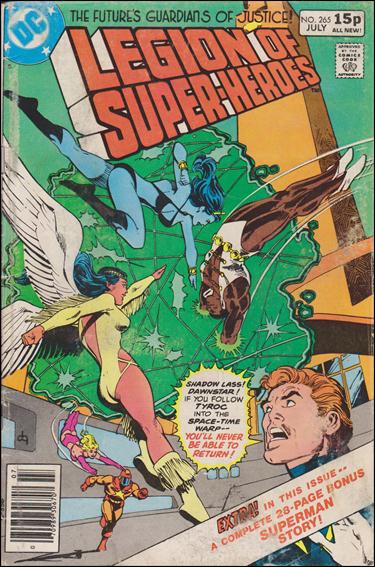 Legion of Super-Heroes (1980) issue 265-B UK Price Cover