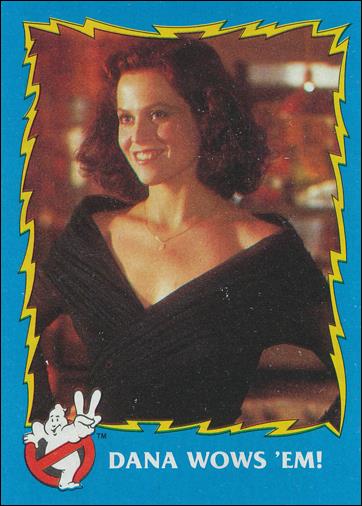Ghostbusters II (Base Set) card 54 Dana Wows 'Em!