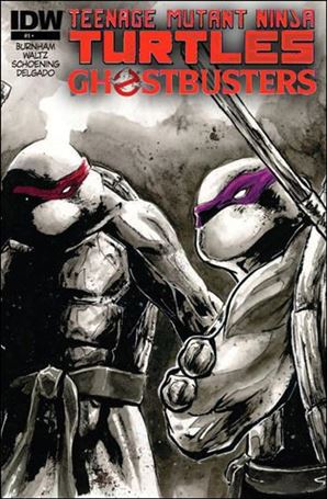 Teenage Mutant Ninja Turtles/Ghostbusters issue 1-H Matt Slay Red Foil Cover 1/1000