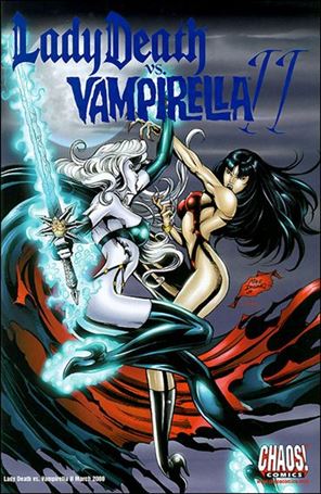 Lady Death vs Vampirella II issue 1-C Blue Foil cover