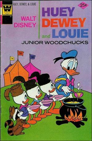 Walt Disney Huey, Dewey and Louie: Junior Woodchucks  issue 35-B Whitman Cover