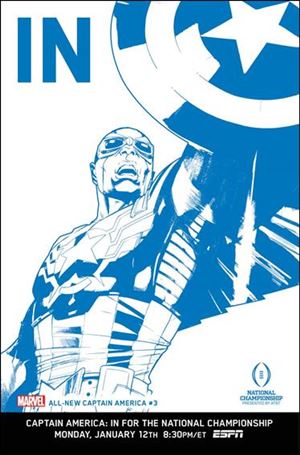 All-New Captain America issue 3-B 1:10 IN ESPN Cover