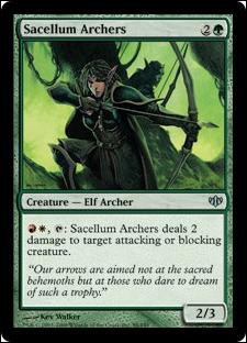 Magic the Gathering: Conflux (Base Set) card 89 Sacellum Archers