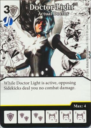DC Comics Dice Masters Green Arrow and The Flash card 93 Doctor Light: Actual Doctor 