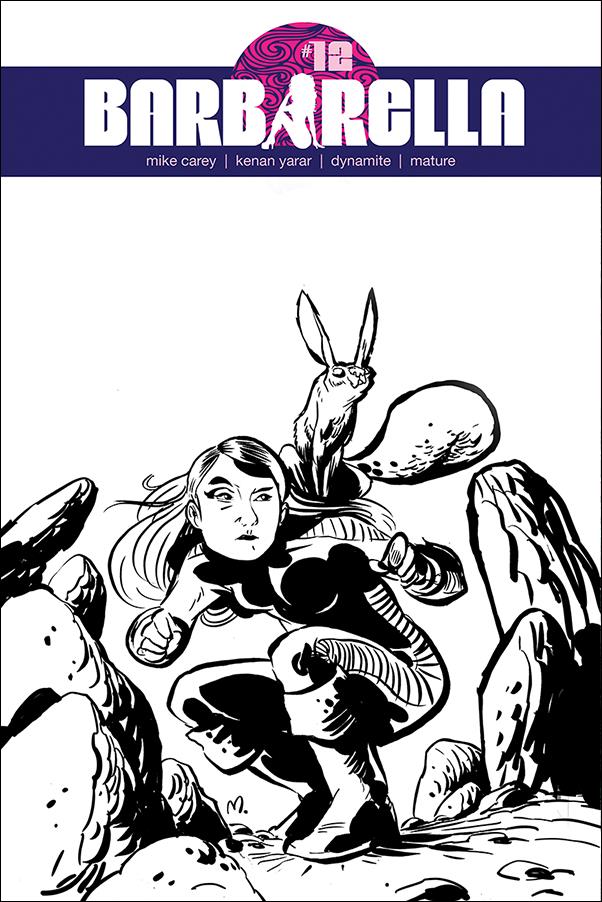 Barbarella (2017) issue 12-G Scott Morse 1:20 Black & White Cover