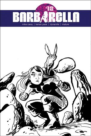 Barbarella (2017) issue 12-G Scott Morse 1:20 Black & White Cover