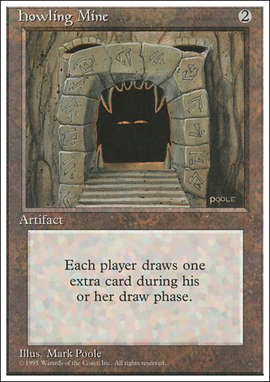 Magic the Gathering: 4th Edition (Base Set) card 325 Howling Mine
