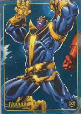 Marvel Heroes Figure Factory: Series 1 (Base Set) card 53 Thanos