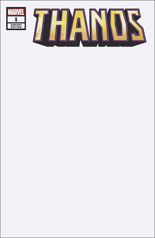 Thanos (2019) issue 1-D Blank/Sketch Cover