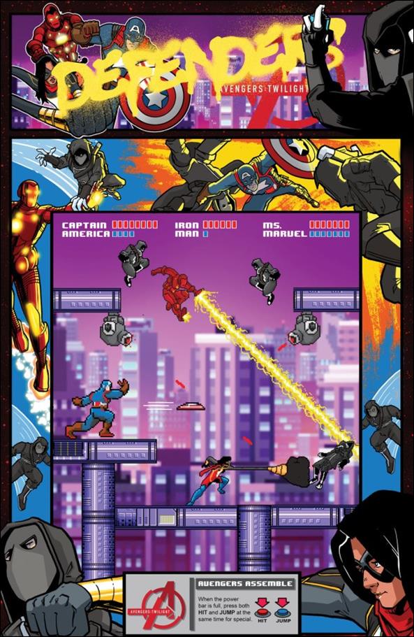 Avengers: Twilight issue 1-P Matthew Waite 8-Bit Cover