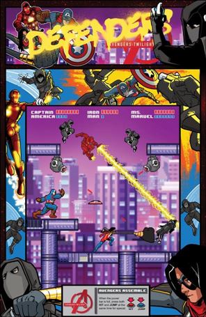 Avengers: Twilight issue 1-P Matthew Waite 8-Bit Cover
