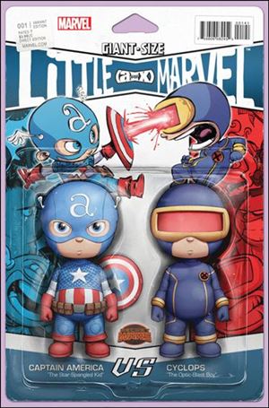 Giant-Size Little Marvel: AvX issue 1-E John Tyler Christopher Action Figure Cover
