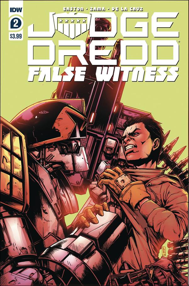 Judge Dredd: False Witness issue 2 Kei Zama Cover