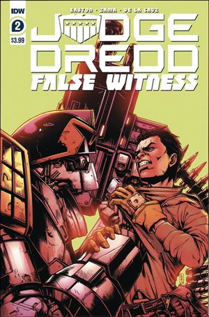Judge Dredd: False Witness issue 2 Kei Zama Cover