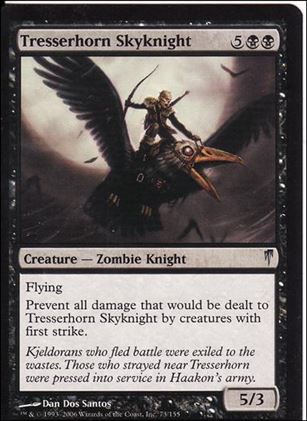 Magic the Gathering: Coldsnap (Base Set) card 73 Tresserhorn Skyknight