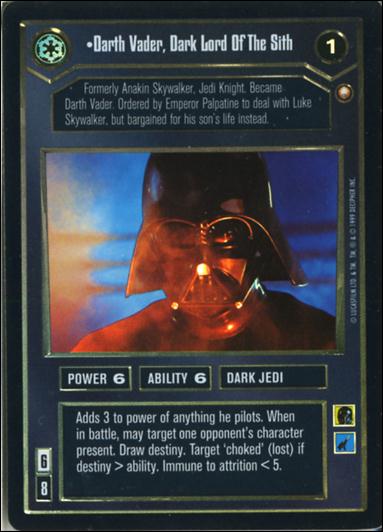 Star Wars: Reflections: A Collector's Bounty (Base Set) card 20 Darth Vader, Dark Lord Of The Sith