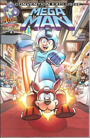 Mega Man issue 41-C Ryan Jampole Convention Cover