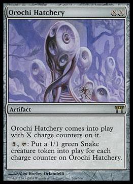 Magic the Gathering: Champions of Kamigawa (Base Set) card 266 Orochi Hatchery