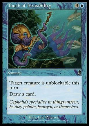 Magic the Gathering: Odyssey (Base Set) card 109 Touch of Invisibility