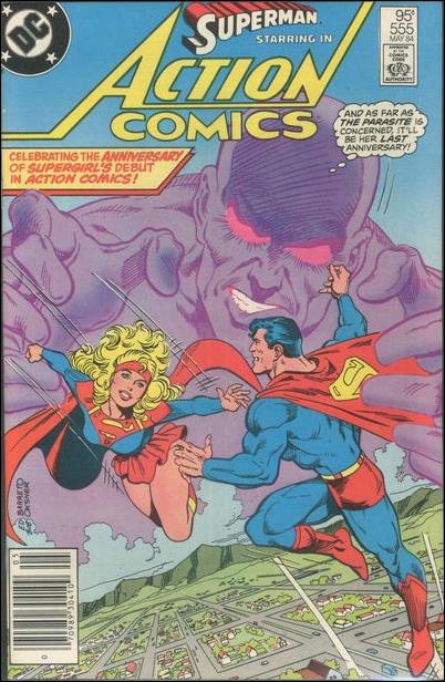 Action Comics (1938) issue 555-C Canadian Price Cover