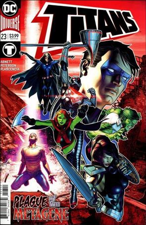 Titans (2016) issue 23-D Brandon Peterson Red Cover (2nd Printing)