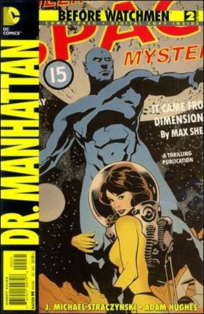 Before Watchmen: Dr. Manhattan issue 2-C Unbagged Adam Hughes Cover Combo Pack
