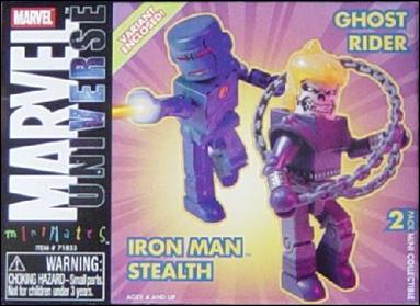 Marvel Minimates figure 16-B Iron Man Stealth/Ghost Rider
