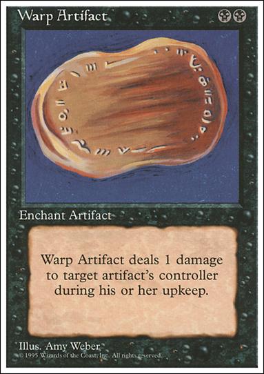 Magic the Gathering: 4th Edition (Base Set) card 169 Warp Artifact