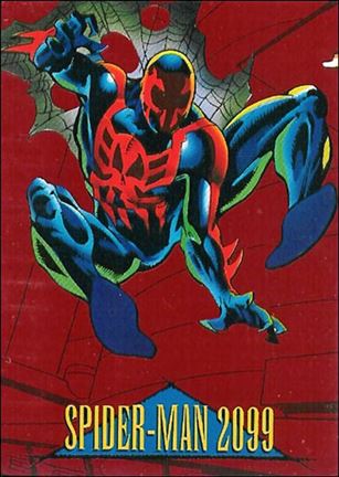 Marvel Universe: Series 4 (2099 Red Foil-Stamped Subset) card 5 Spider-Man 2099